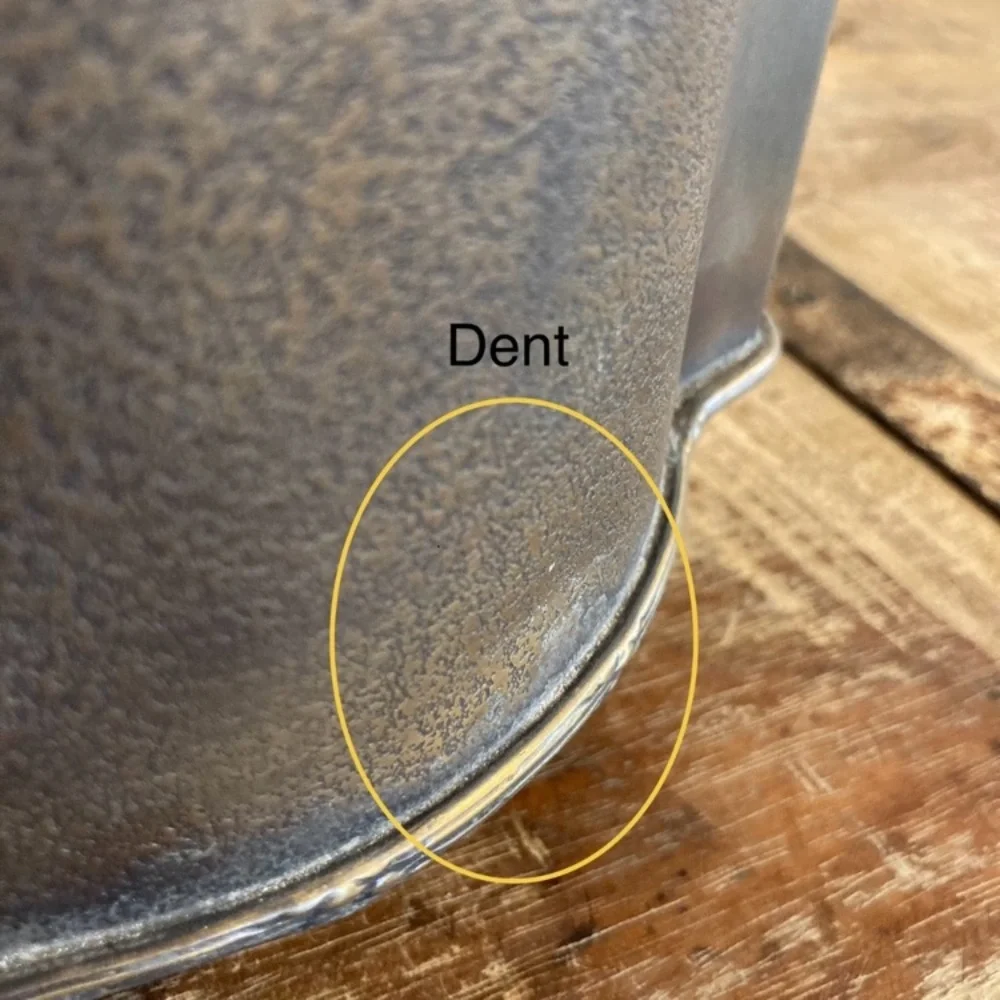 Metal Planter with Cutout Design Footed Container Cachepot